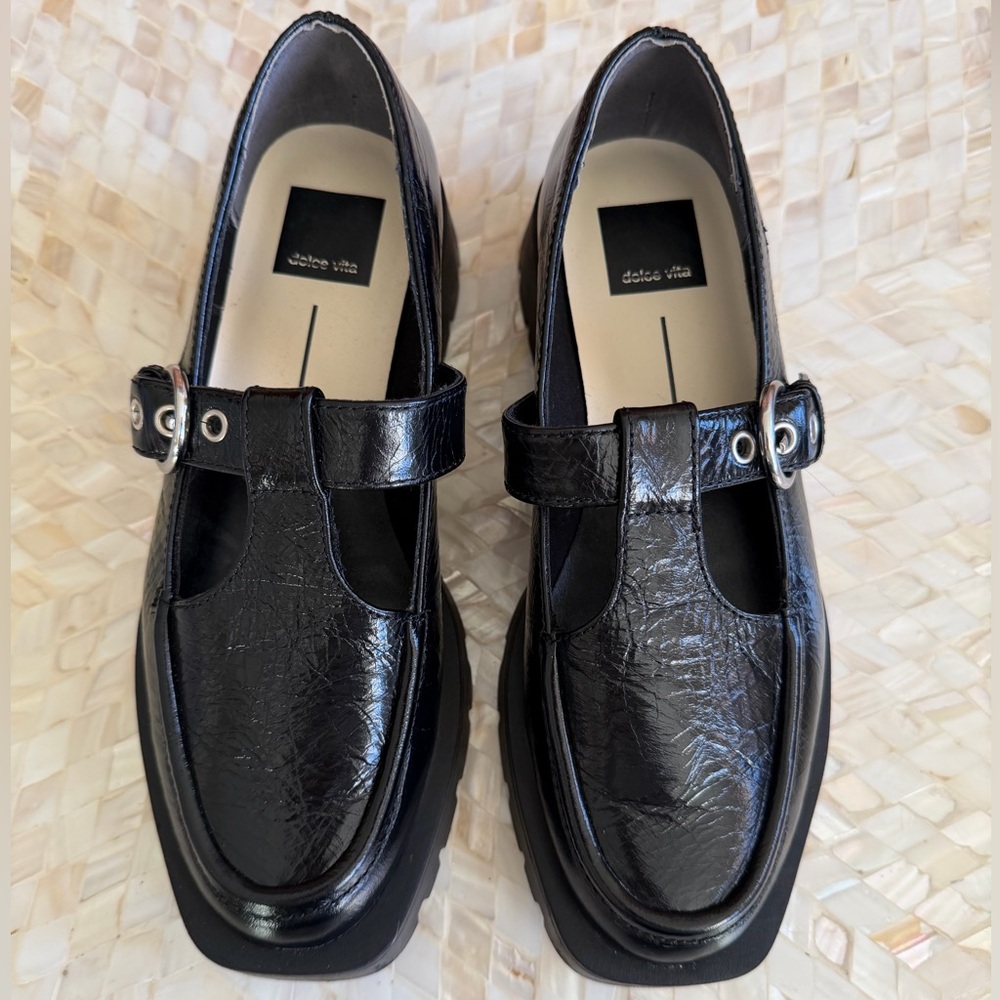 Dolce Vita Ebbie Mary Jane Loafers in Midnight | Women’s size 6